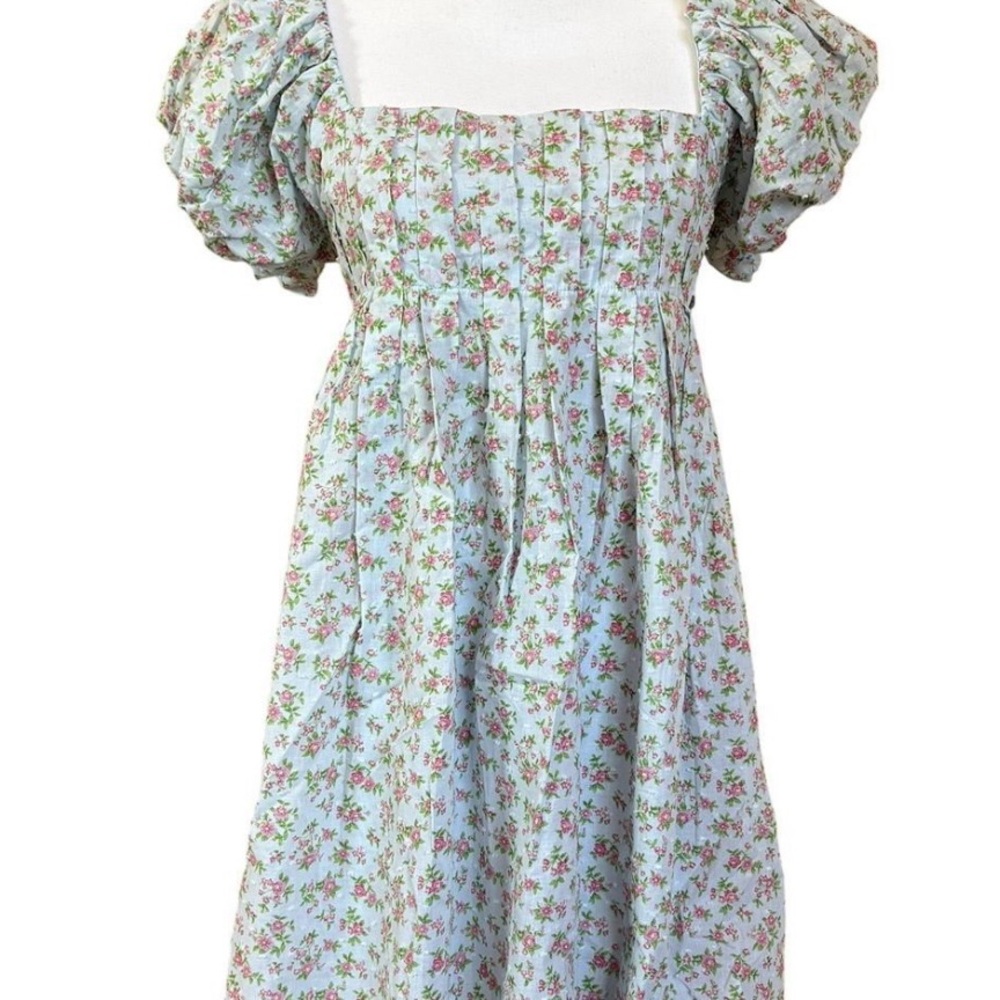 BeBop Blue Floral Dress